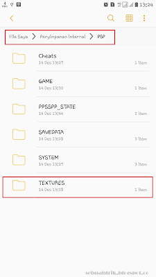 Cara Memasang Textures Game PPSSPP Android