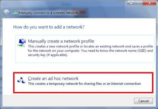 rede ad hoc windows 7
