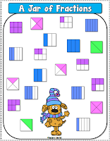  FREE Jar of Fractions dice game