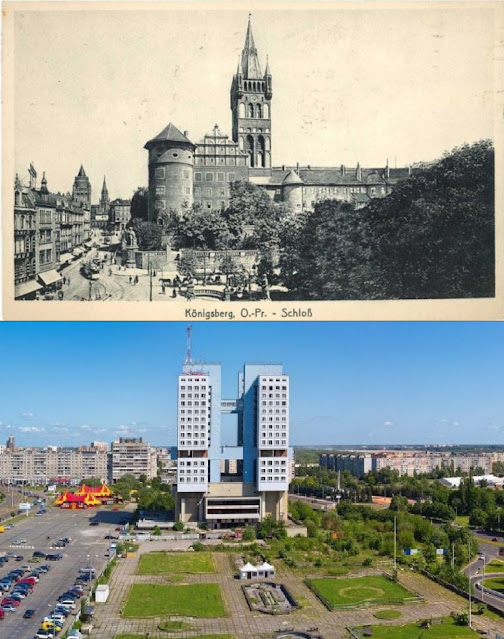 Fotografías de Kaliningrado (Königsberg) antes y después de 1945