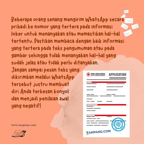 contoh surat lamaran kerja di pt.