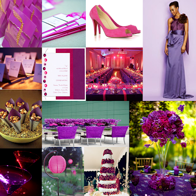 Tried and True Wedding and Event Planning Purple and Fuchsia Inspiration 