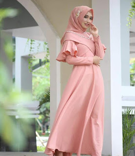20+ Model Baju Gamis Modern Terbaru Spesial Ramadhan Dan Lebaran 2020