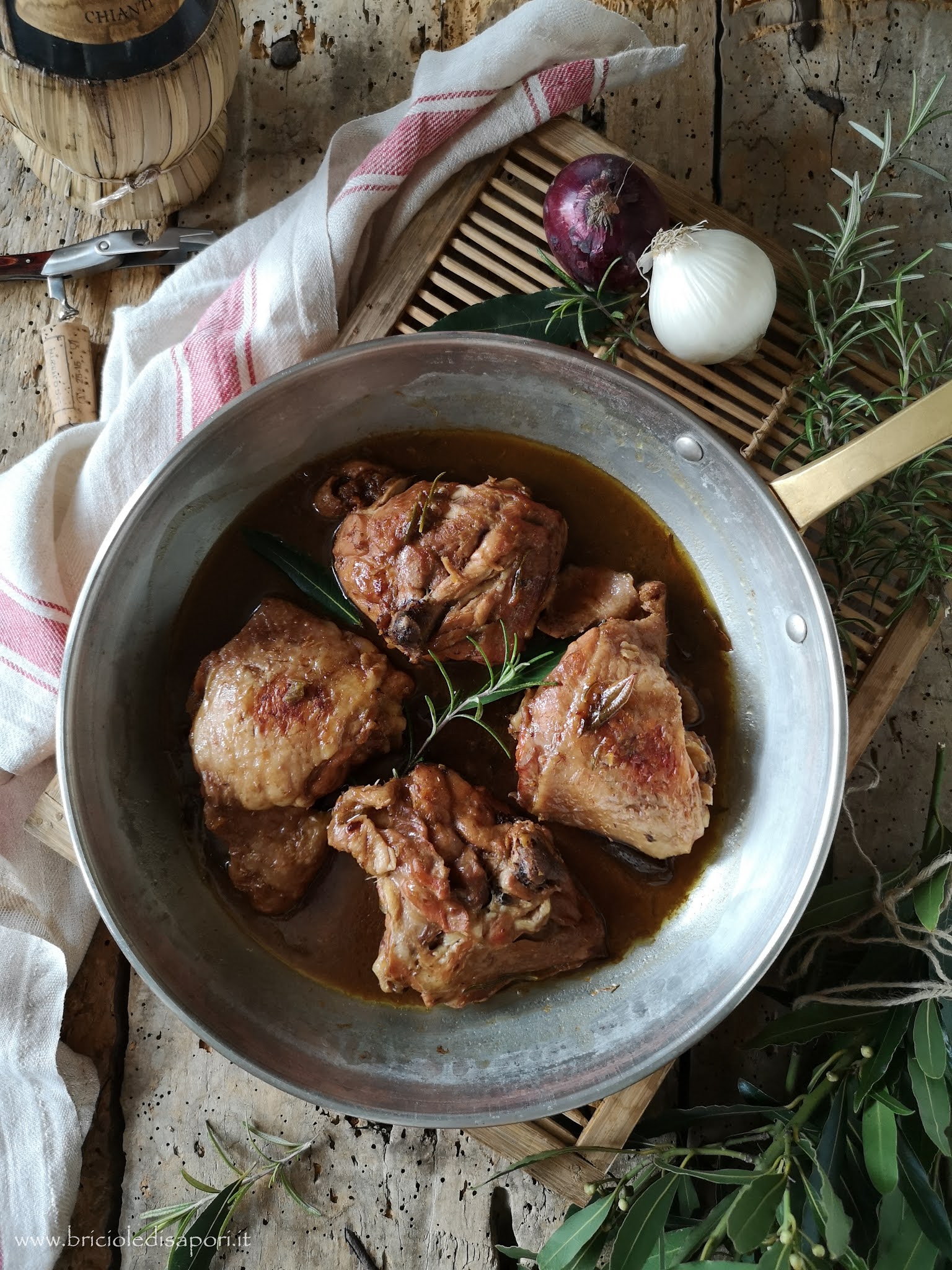 sovracosce di pollo al vin santo aceto balsamico