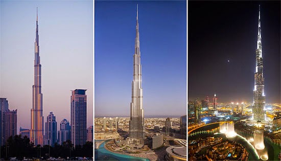 Edifício mais alto do mundo - Burj Khalifa