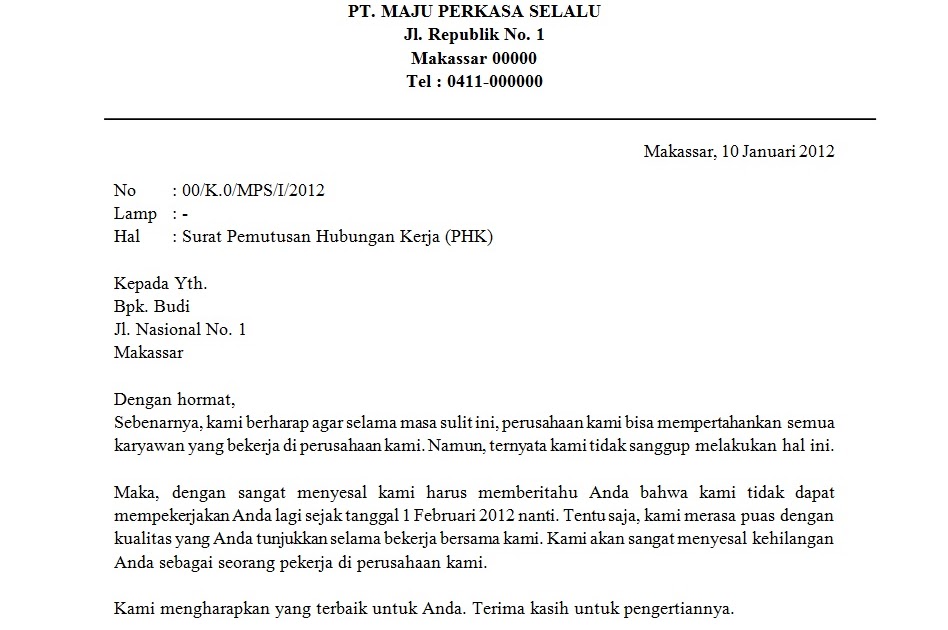 Contoh Surat Lamaran Kerja Pln - Musica Theme V2
