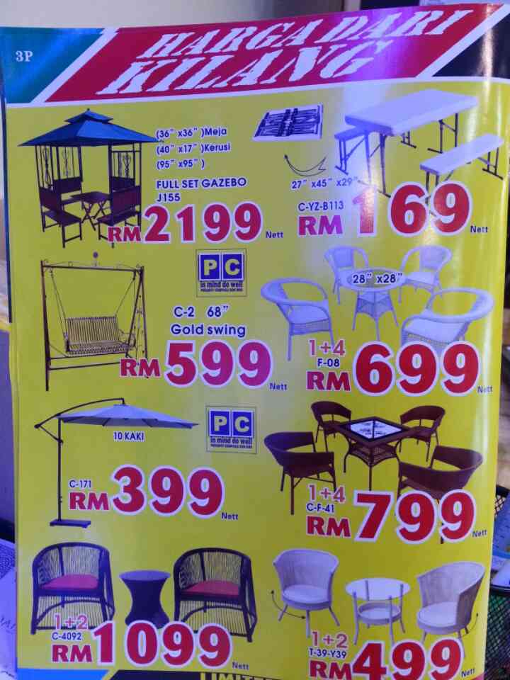 Perabot Cempaka sdn bhd New and latest promotions 
