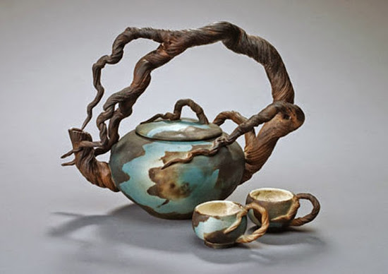 Ancient Asian teapots