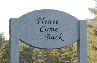 Please Come Back Quote Card