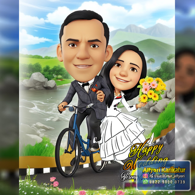 Wedding Karikatur