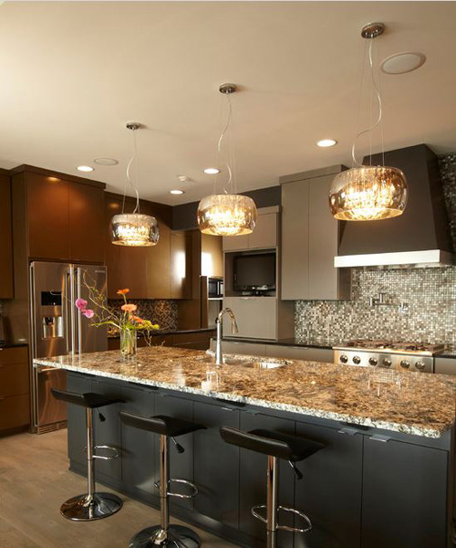 Modern lighting ideas for kitchens 2014