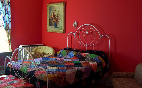 Interior Design Bedroom Red