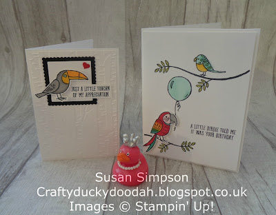 #lovemyjob, #stampinupuk, Bird Banter, Coffee & Cards project April 2018, Craftyduckydoodah!, Supplies available 24/7. from my online store, 