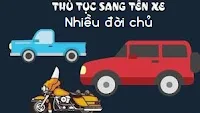 Hướng dẫn thủ tục sang tên cho xe nhiều đời chủ