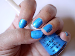 Manicura Flormar Supershine Azul