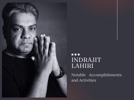Indrajit Lahiri (FoodKa Series) Notable Accomplishments and Activities