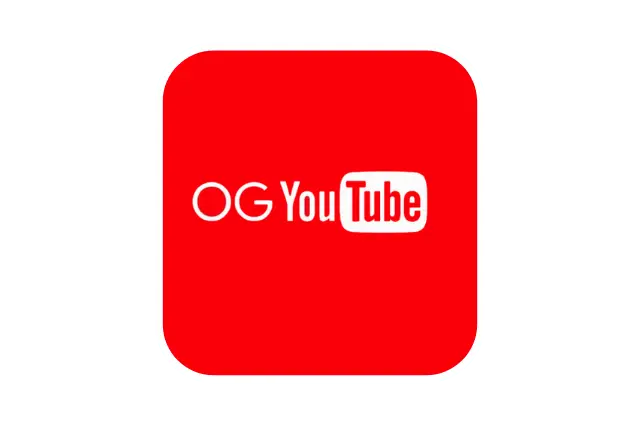 تحميل اوجي يوتيوب 2023 OG YouTube اخر اصدار