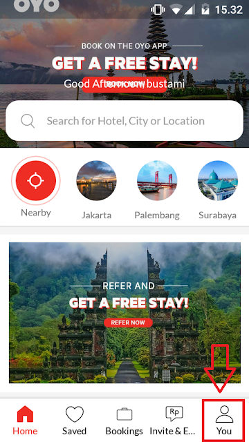 Cara Mendapatkan Saldo OYO Gratis