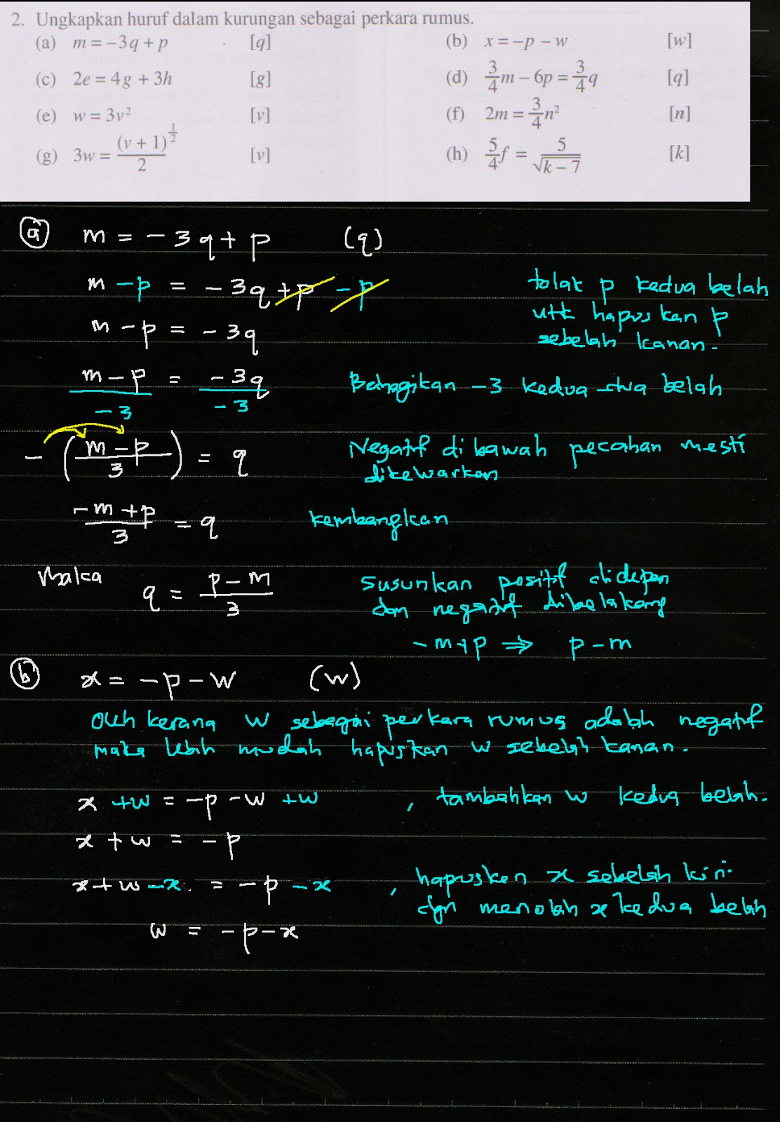 Cikgu Azman - Bukit Jalil: Tingkatan 2 Matematik Bab 3 