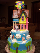 Pixar Movie UP Cake with Matching Smash Cake