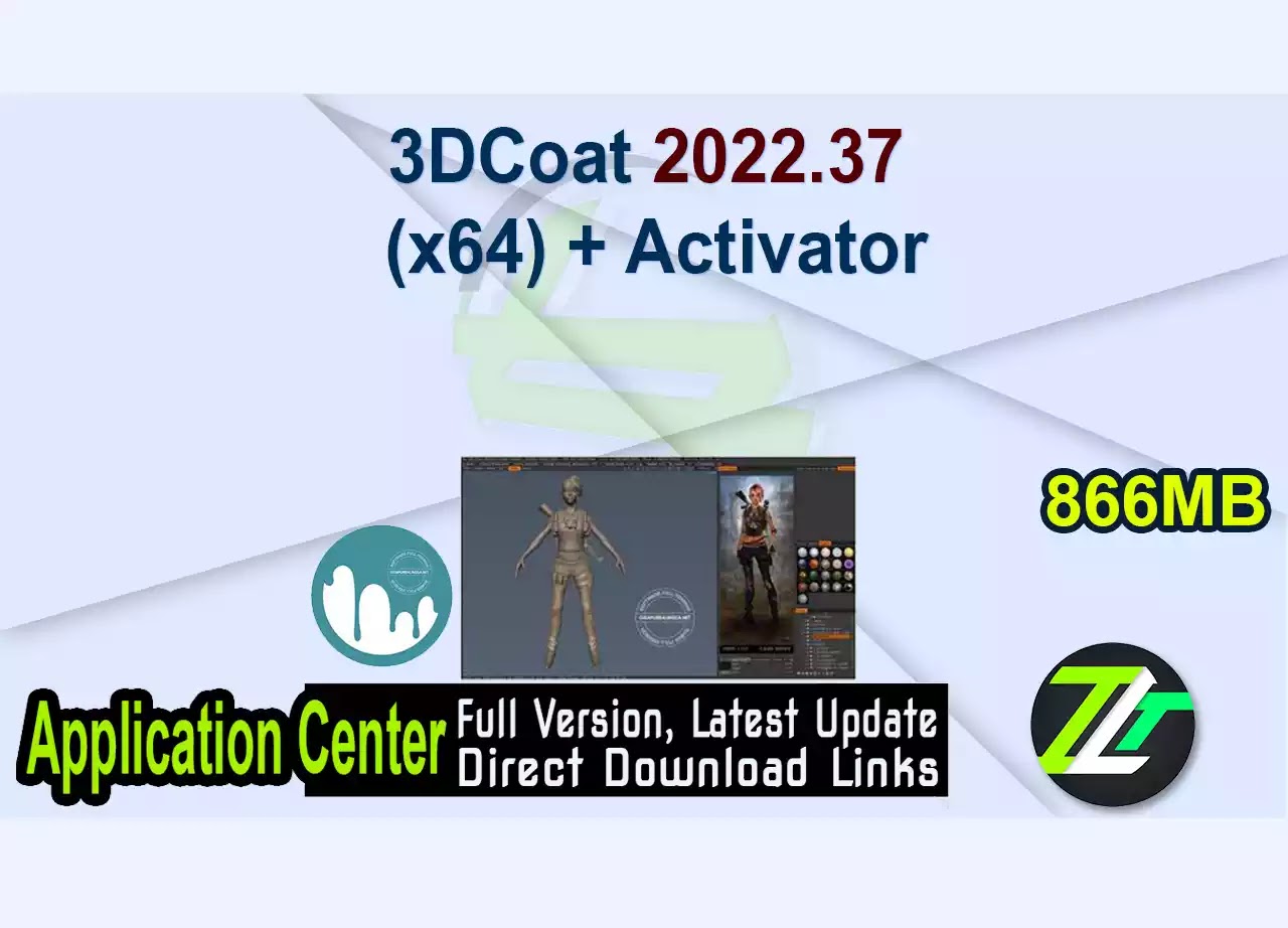 3DCoat 2022.37 (x64) + Activator