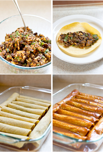 Black Bean Vegan Enchiladas Black Bean Vegan Enchiladas