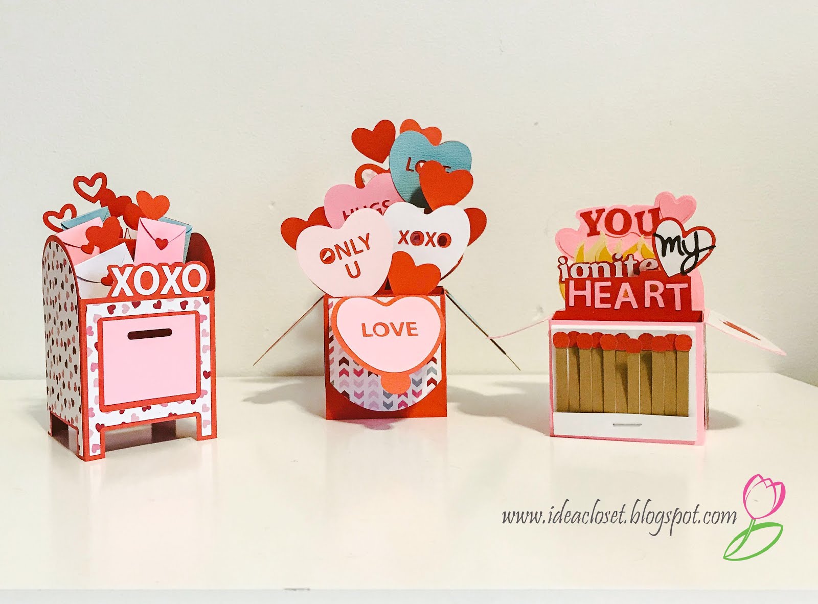 Download Valentine Box Cards From SVG Cuts | Idea Closet