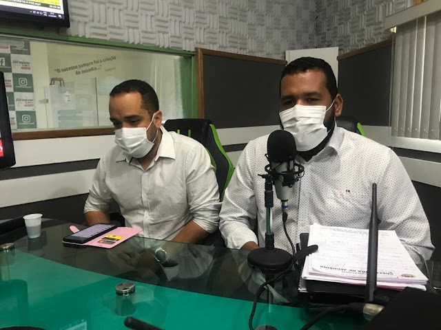 Jacobina: Prefeito Tiago Dias concedeu entrevista a João Batista Ferreira na Radio Jaraguar 