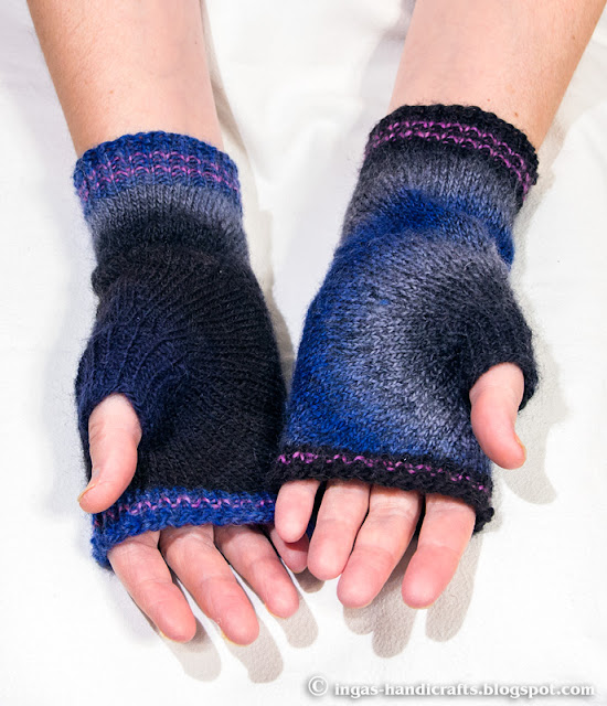 Pöidlast alustatud randmesoojendajad / Wrist Warmers