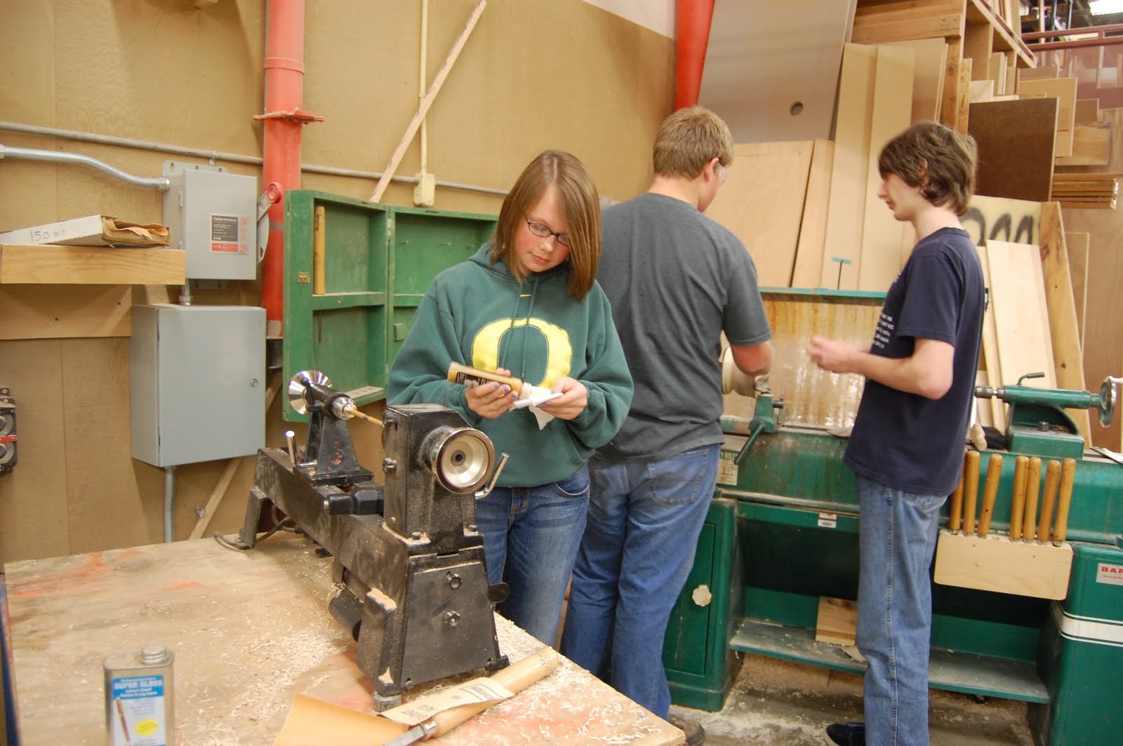 woodworking in action