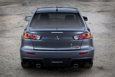 2010 Mitsubishi Evo MR Touring Rear View