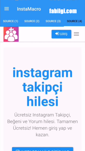  Instagram InstaMacro Apk Şifresiz Takipçi Uygulaması Nisan 2021