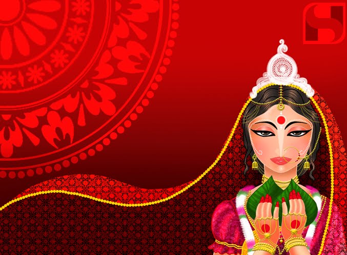 WEDDING CARD designed for a FRIEND's wedding bengali bride sayantan halder