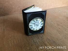 Steampunk Clock Cabochon Mini Book from My Porch Prints