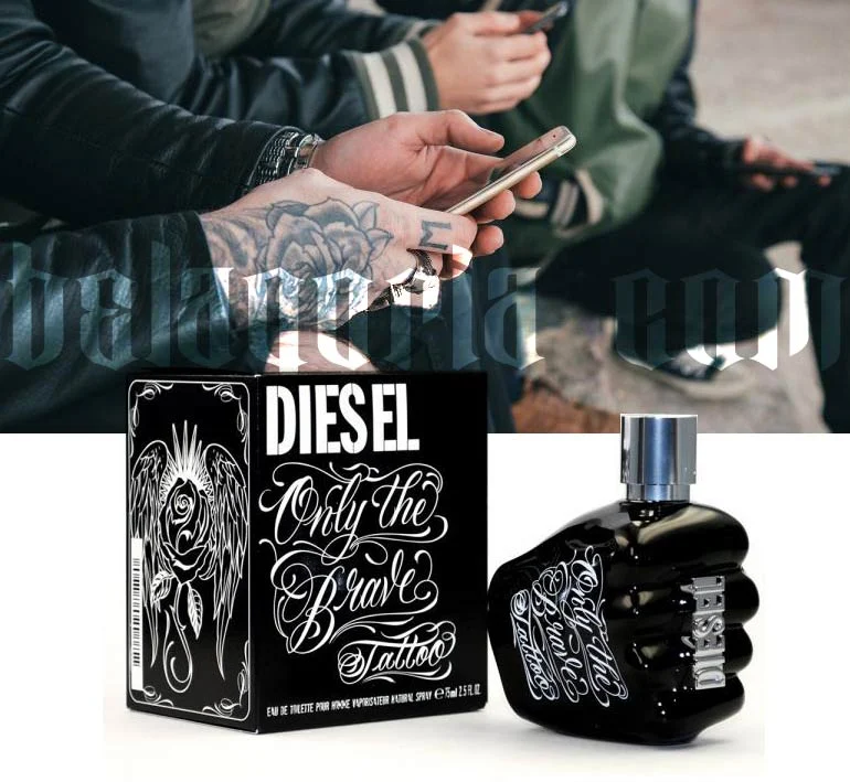 Imagen de milenials y perfume de diesel tattoo