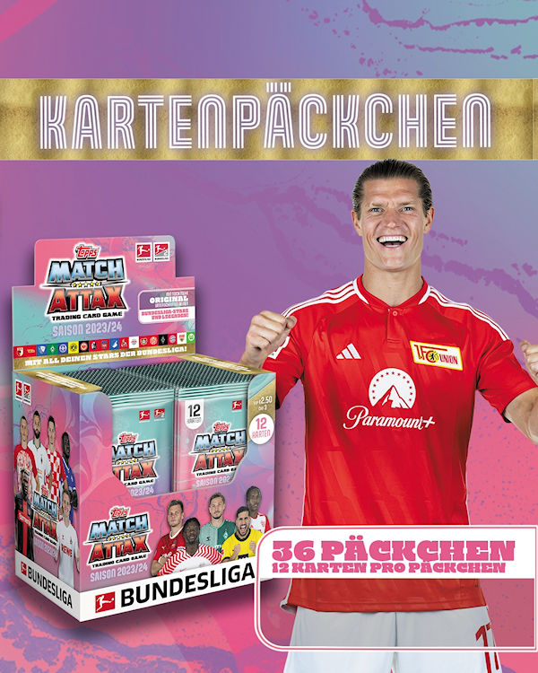 Football Cartophilic Info Exchange: Topps (Germany) - Match Attax Bundesliga  2023/24 (06) - Mega Pack