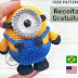 MInion Amigurumi Padrão Gratis 