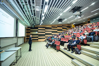 lecture hall, students