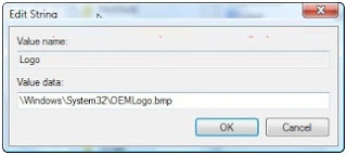 Cara memasang gambar/ logo sendiri di system properties windows vista