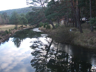 Río Duero a su paso por Covaleda (Soria). Enero de 2008