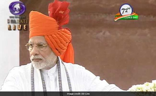 Independence Day 2018 Live Updates: लाल किले की प्राचीर से बोले पीएम मोदी