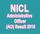 NICL AO Result 2016