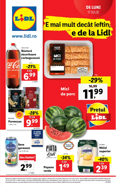 LIDL Catalog - Brosura 17-23.07 2023→  Lidl Plus | Super Weekend