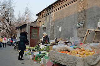 Beijing hutong fruit vendor