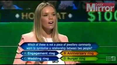 Woman give wrong answer on 'Who Wants to Be a Millionaire'