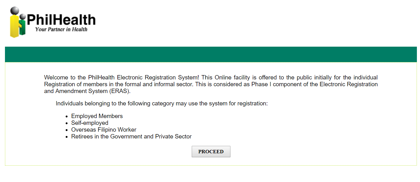 PhilHealth Online Registration