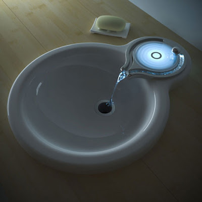 Modern Bathroom Faucet - Water Ball Ripples