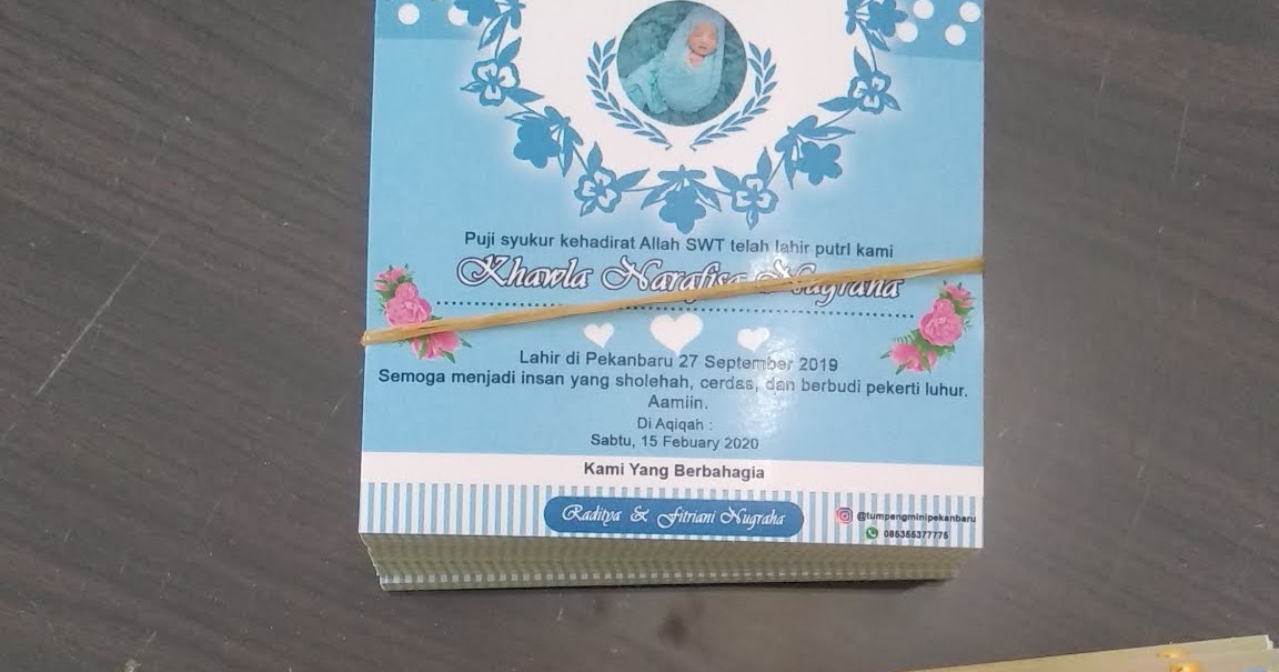 Stiker Lucu untuk Acara Aqiqah dan Ulang Tahun Anak 