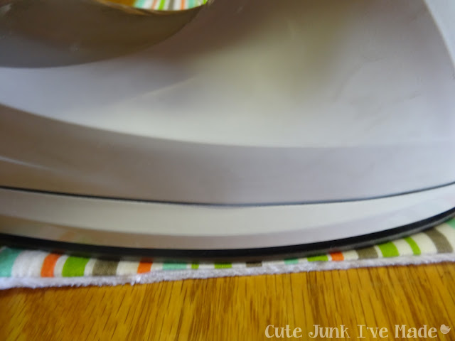 One-Hour Burp Cloths - Ironing the gap