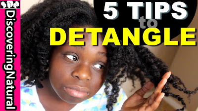 5 Tips to Detangling Your Hair ft. Especially Hair Moisture Foundation DiscoveringNatural